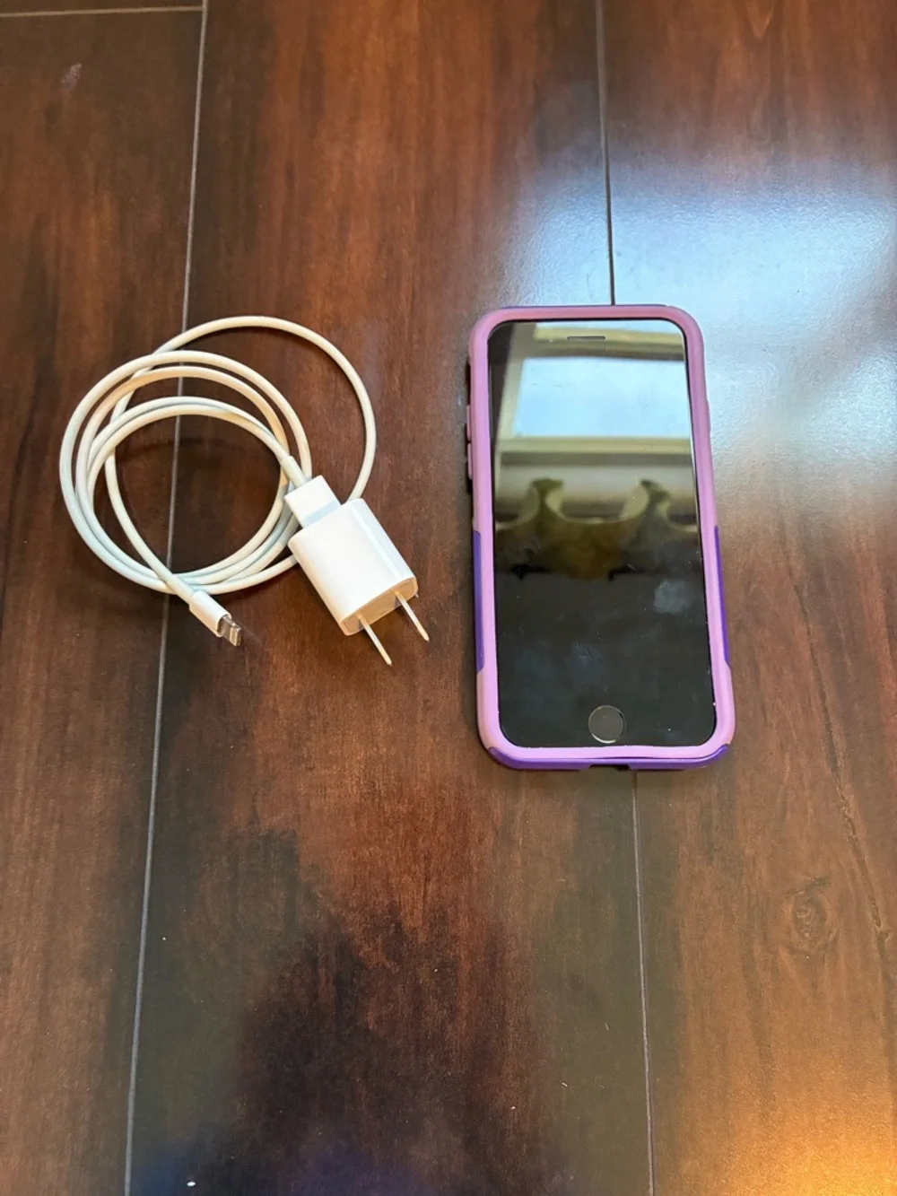 iPhone 8. 64 GB with Otterbox case and charger